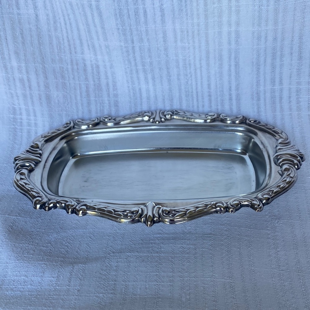 Vintage butter dish (probably silver plated) - Picture 5 of 9